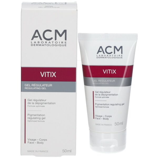 acm vitix gel regulateur de la depigmentation 50ml maparatunisie