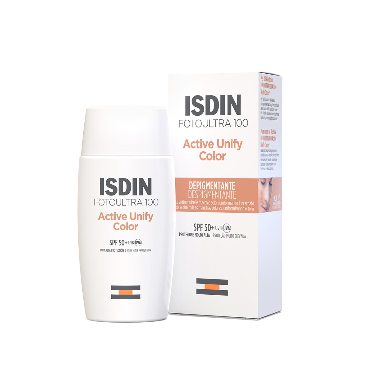 ISDIN Ecran Solaire Active Unify Fusion Fluide Teinte