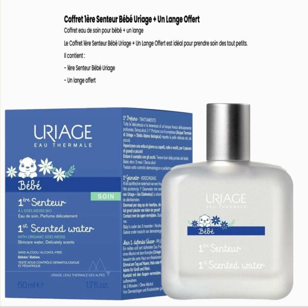 URIAGE BEBE Coffret 1ère senteur + lange