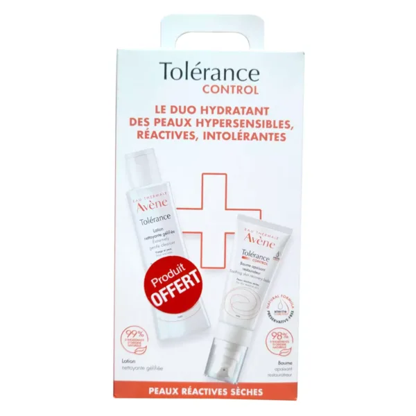 Avène Duo Tolerance Control Baume + Lotion Nettoyante 200ml Offert