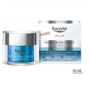 EUCERIN hyaluron filler 3x effect gel creme soin de nuit booster d’hydratation 50ml