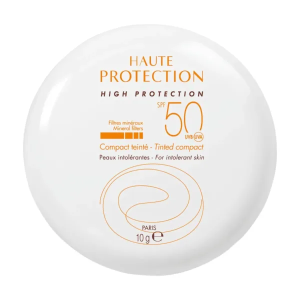 Avene Compact Sable SPF 50 – Peaux intolérantes, 10g