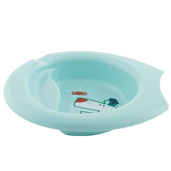 CHICCO Easy Feeding Plate Bleu, 6m+