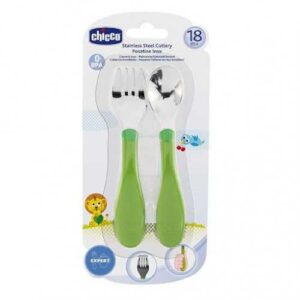 CHICCO Set inox, 18m+, vert