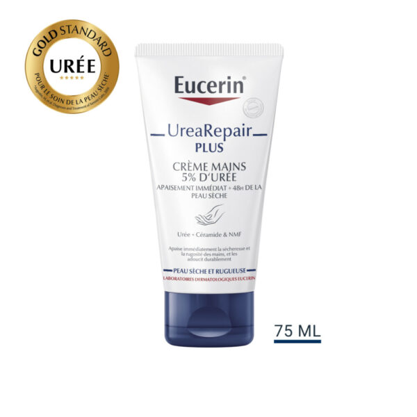 EUCERIN Urearepair Plus Crème Mains 5% Urée Réparatrice 75ml