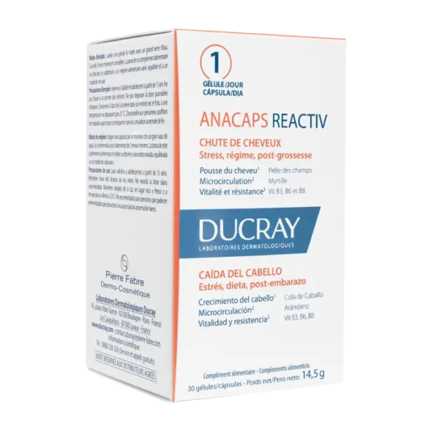 DUCRAY ANACAPS Réactiv CHEVEUX 30 capsules